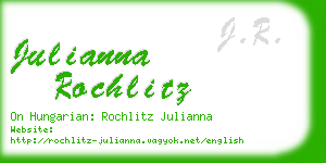 julianna rochlitz business card